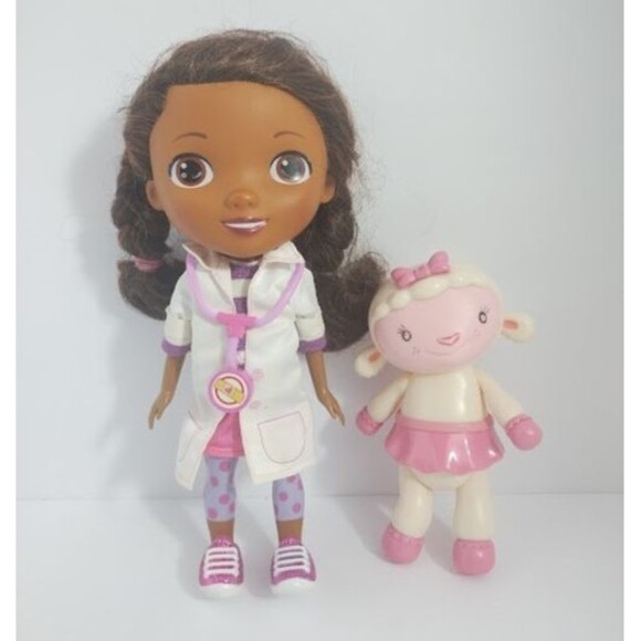 Disney Jr. Doc McStuffins 12" Doll Lambie Plastic Toy - Picture 1 of 10